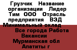 Грузчик › Название организации ­ Лидер Тим, ООО › Отрасль предприятия ­ ВЭД › Минимальный оклад ­ 32 000 - Все города Работа » Вакансии   . Мурманская обл.,Апатиты г.